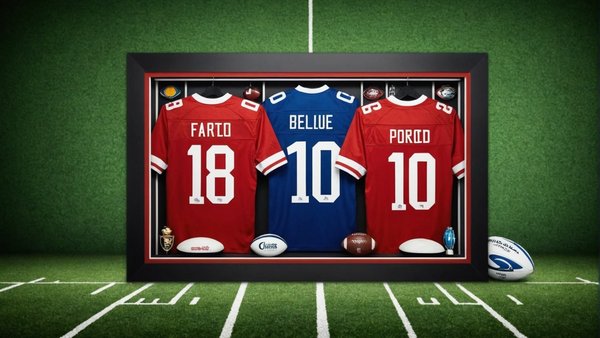 Encadrement personnalisé de maillots de football et rugby – rapide et unique!